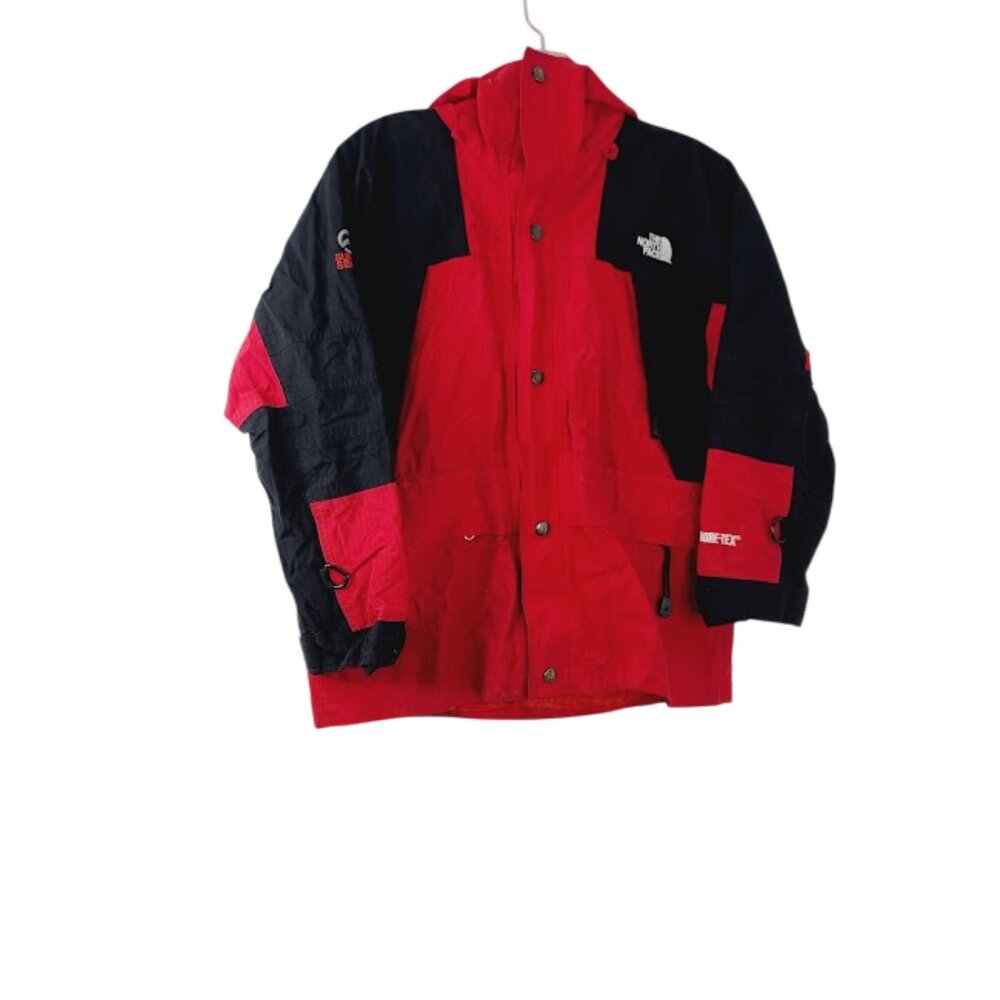 The North Face Boy's Red Black Summit Series Gore-Tex Winter Snow Jacket Size L